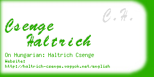 csenge haltrich business card